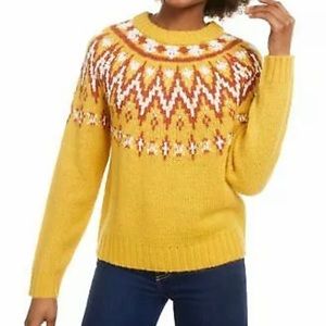 Hooked up pullover sweater